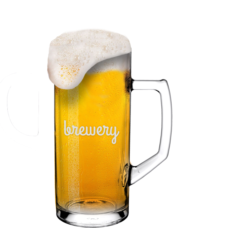 Gravierter Bier Krug Minden individuell