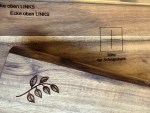 Beispiel einer Gravur auf Holz
