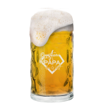 Bier Krug 0,5 Liter mit Vatertagsgravur