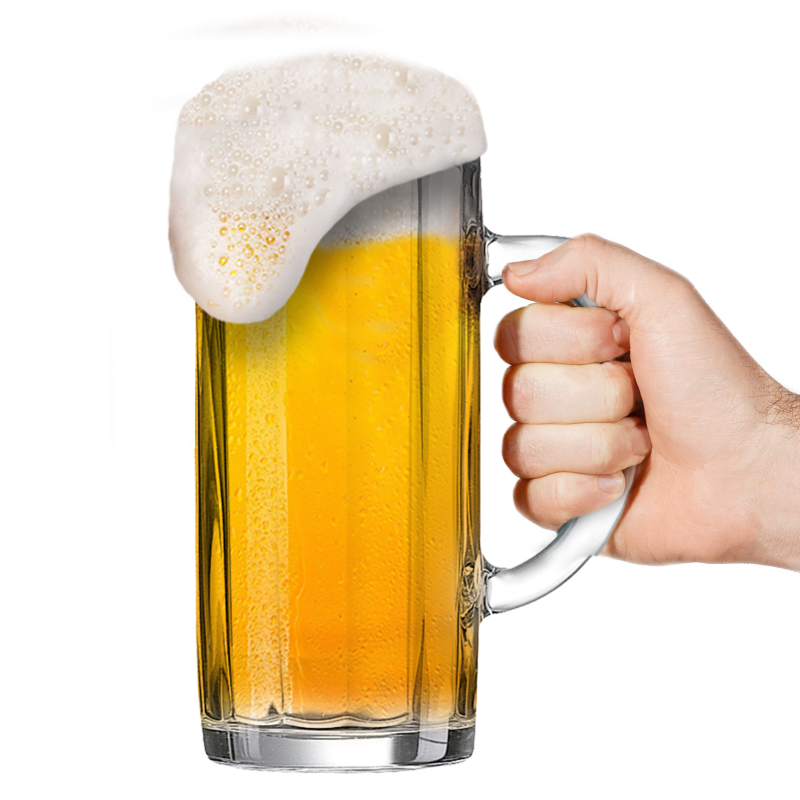 Bier Seidel liegt perfekt in der Hand