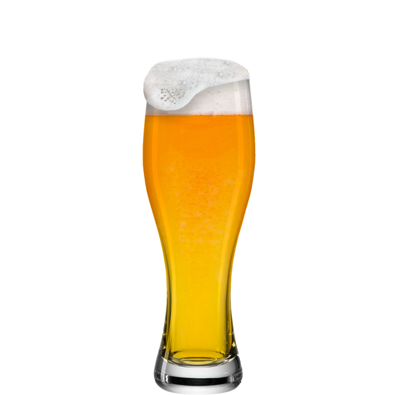 Taverna Weizenbierglas gefüllt
