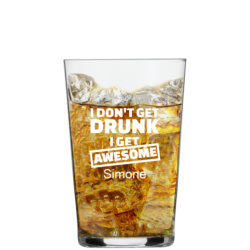 Graviertes Londdrink Glas Charles Schumann Groß individuell