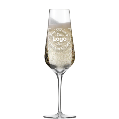 Sektglas Champagnerglas mit Gravur zum Geburtstag mit Namen Pearls Nachtmann 