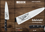Kochmesser "Kochmesser 21 cm" zur persönlichen Gestaltung