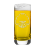 Befülltes Beer Glas Convention mit persönlicher Gravur