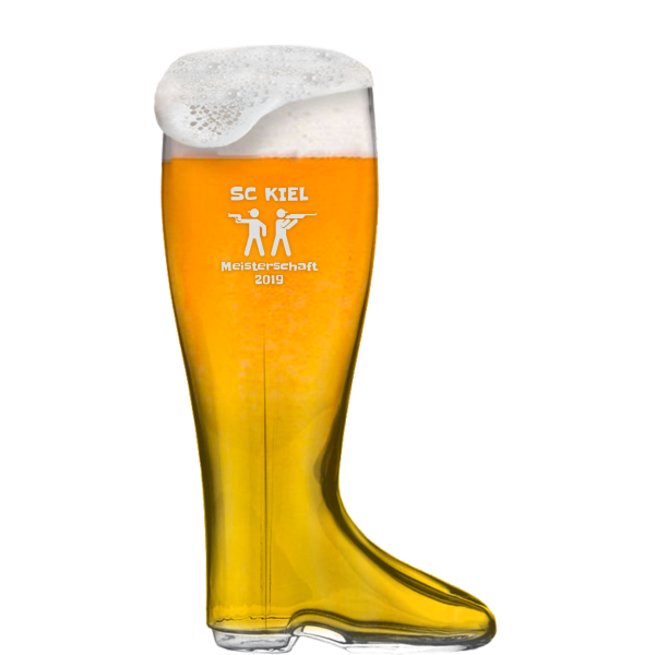 Bierstiefel 2.0 Liter mit Gravur