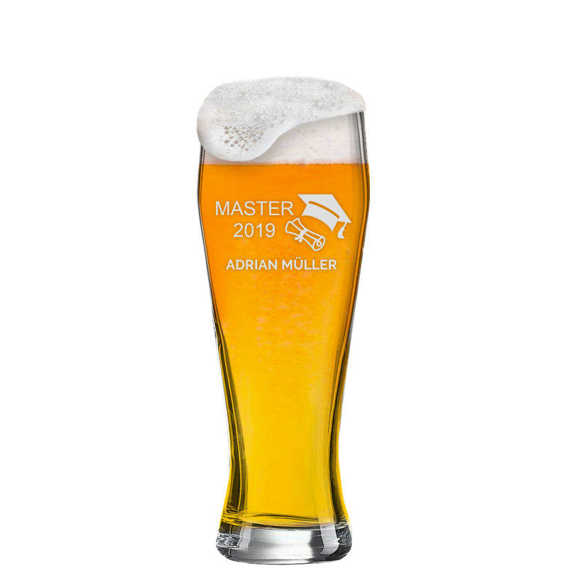 Graviertes Bier Glas Bayern individuell