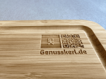 Detailbild Schneidebrett Bambus 45x27cm 