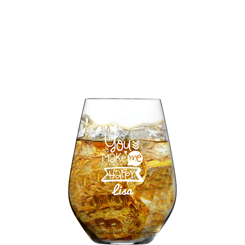 Graviertes Authentis medium Glas individuell