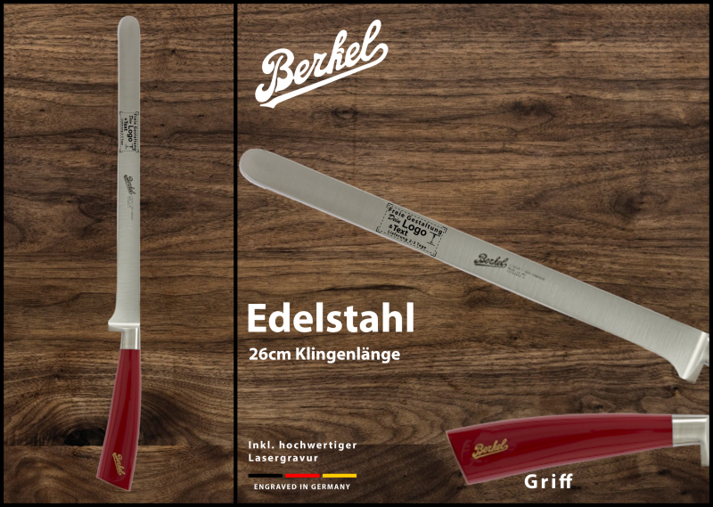 Kochmesser "Schinkenmesser“ (26,0 cm)" zur persönlichen Gestaltung