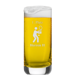 Graviertes Bier Glas Convention individuell