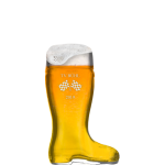 Befüllter Beer Stiefel mit persönlicher Gravur / Druck