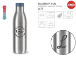Trinkflasche Bludrop Eco Emsa mit mehreren Angaben vom Glas