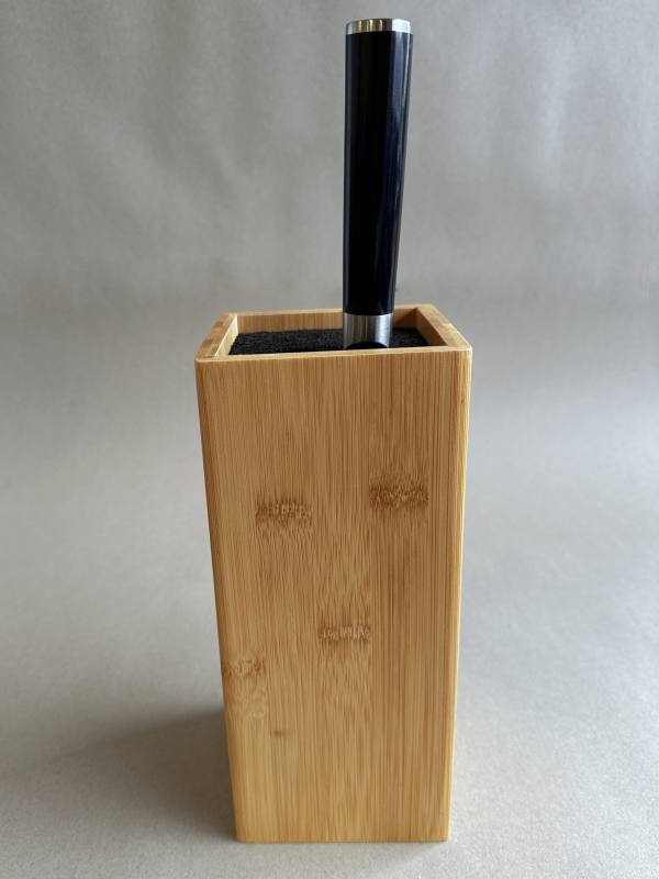 Detailbild Messerblock Bambus