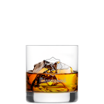 Befülltes Whisky Glas mit persönlicher Gravur