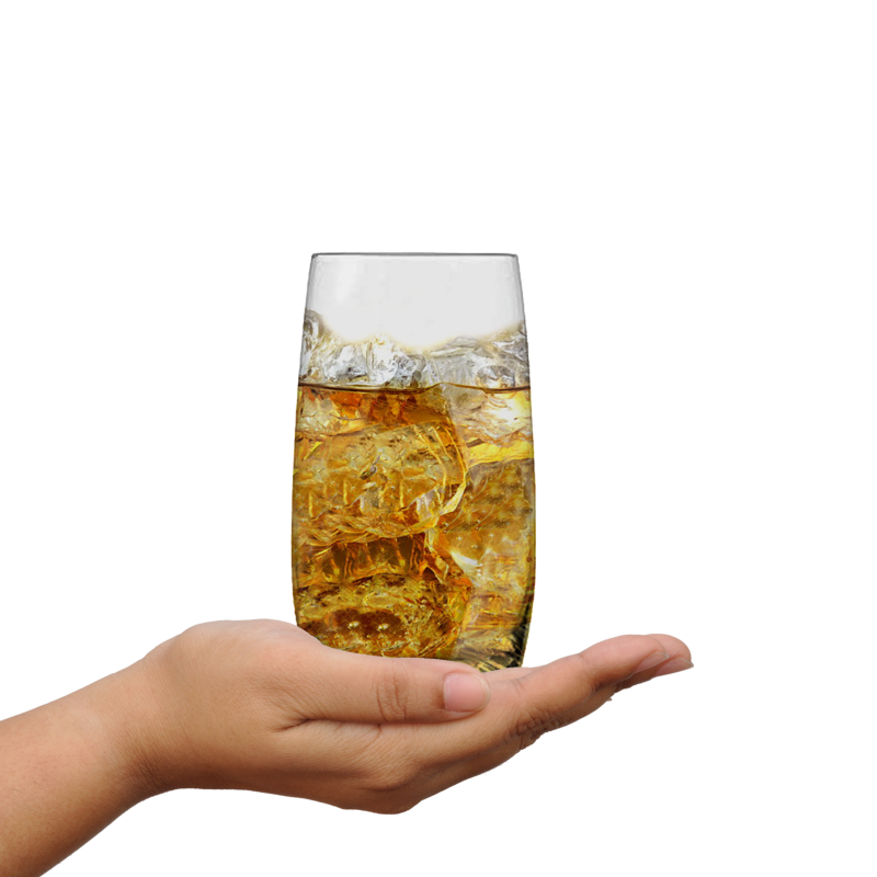 Banquet Longdrink Glas liegt perfekt in der Hand