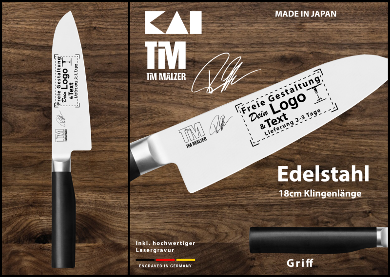 Kochmesser "Santoku 7“ (18,0 cm)" MK-0702