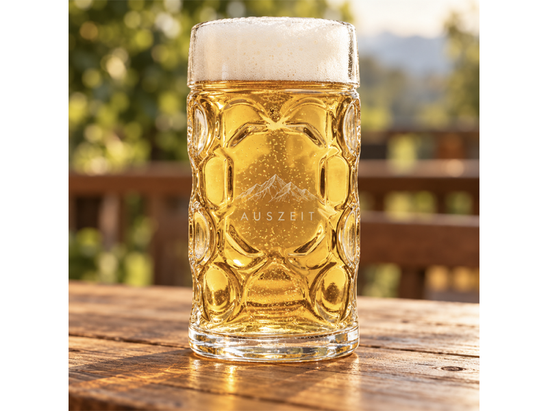Stimmungsbild vom Bierkrug Isar 1l