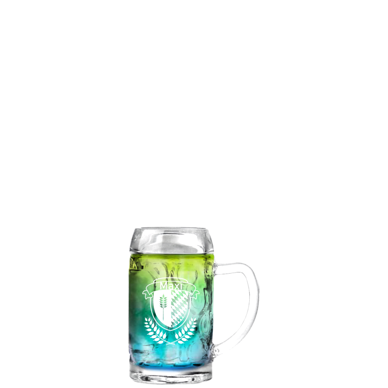 Befülltes Mini Mass Glas mit persönlicher Gravur