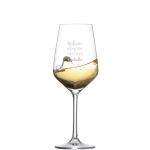 Befülltes Taste Glas mit persönlicher Gravur