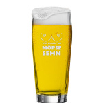 Graviertes Bier Glas Willi individuell