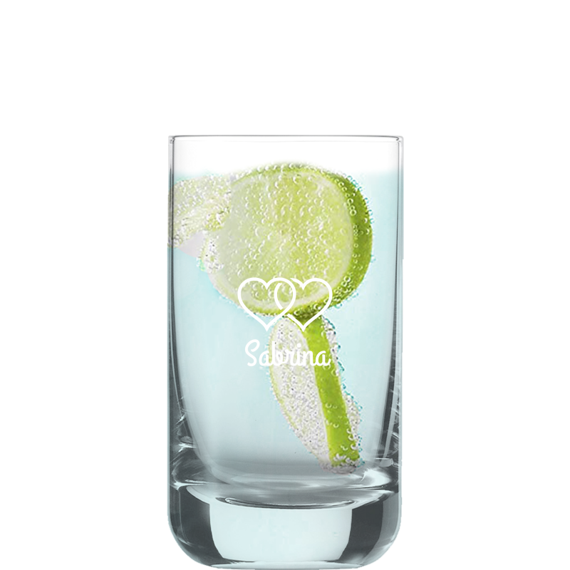 Graviertes Wasser Glas Convention individuell