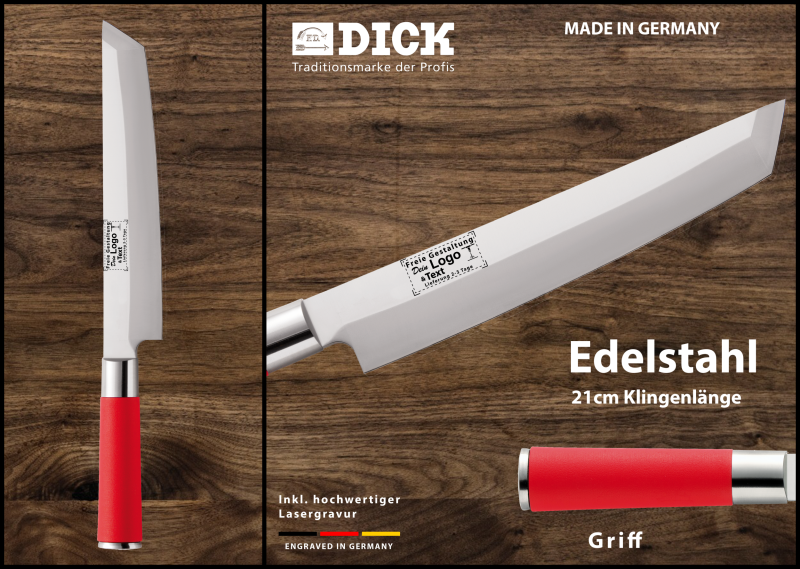 Kochmesser "Tanto Universalmesser 21 cm" zur persönlichen Gestaltung
