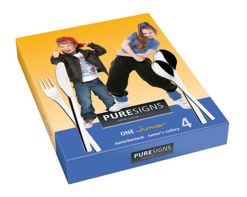 Verpackung Pure Signs Juniorbesteckset
