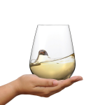 Authentis Weinglas liegt perfekt in der Hand