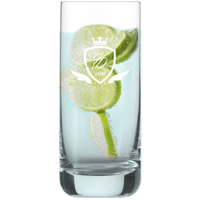 Graviertes Wasser Glas Convention individuell