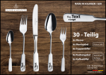 Picard & Wielpütz Besteckset Spaten zur Gravur