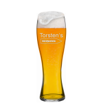 Graviertes Bier Weizen Glas individuell