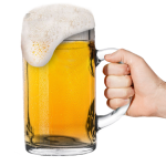 Maßkrug liegt schmeichelt jeder Hand