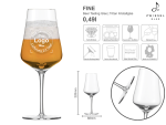 Biertasting Fine mit mehreren Angaben vom Glas