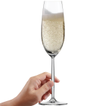 Diva Sektglas liegt perfekt in der Hand