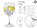 Longdrink Glas Gin Tonic von Stölzle mit mehreren Angaben vom Glas