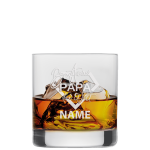 Paris Whisky Glas mit individueller Vatertags Gravur