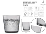 Wasserglas Together Grafit mit mehreren Angaben vom Glas