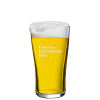 Befüllter Bierbecher Ultimate Pint mit persönlicher Gravur