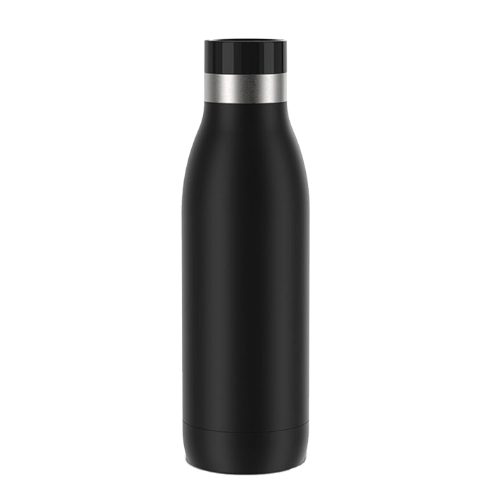 Emsa BLUDROP Color schwarz Thermo-Trinkflasche 1,0l