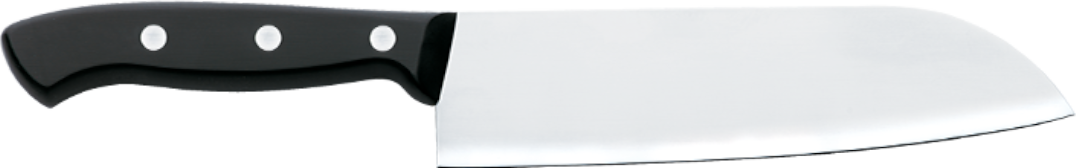 Kochmesser "Santoku 18 cm" zur persönlichen Gestaltung