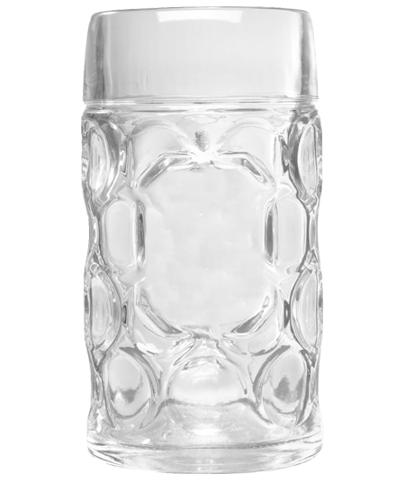 Leerer Mass Bierkrug Isar 1l.