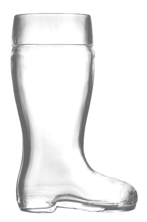 Leerer Bierstiefel 1.0 Liter